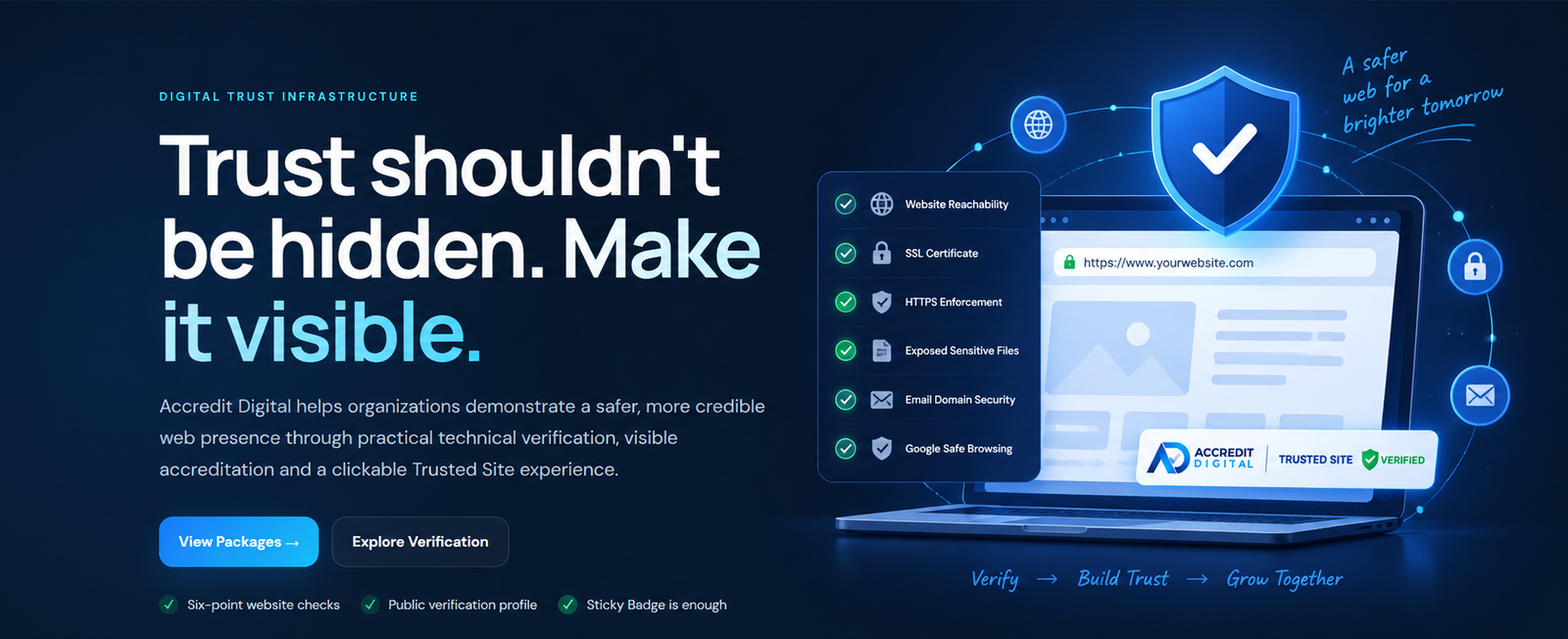 Accredit Digital — digital trust for modern websites and organizations